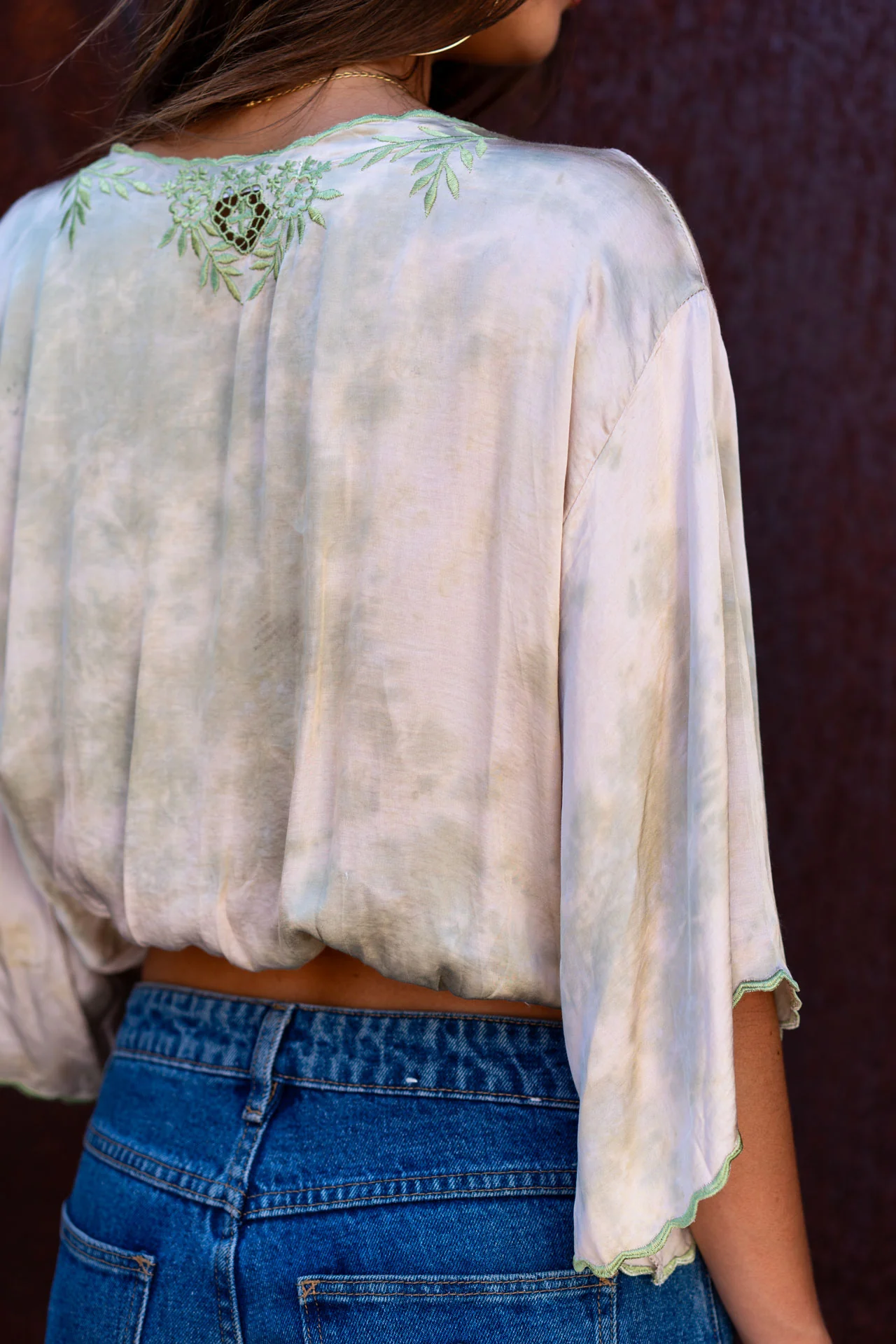 Gypsy Blouse - Sage - Image 3