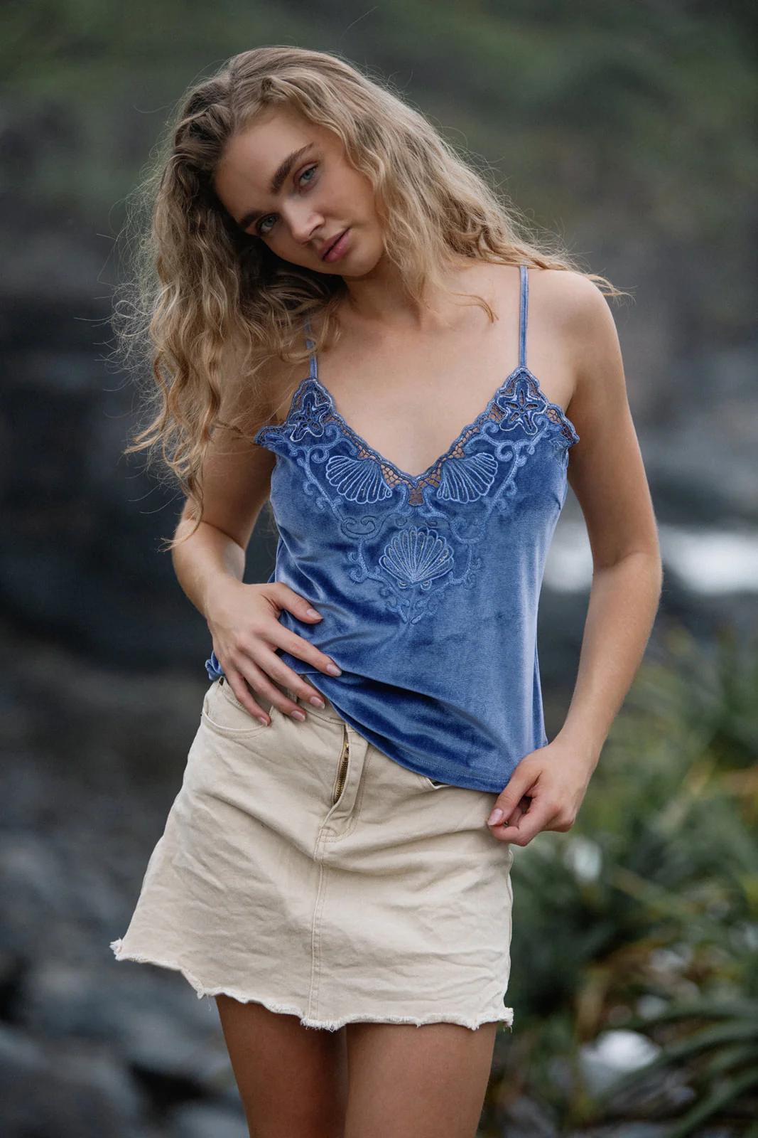 Hendrix Cami -  Periwinkle - Image 3