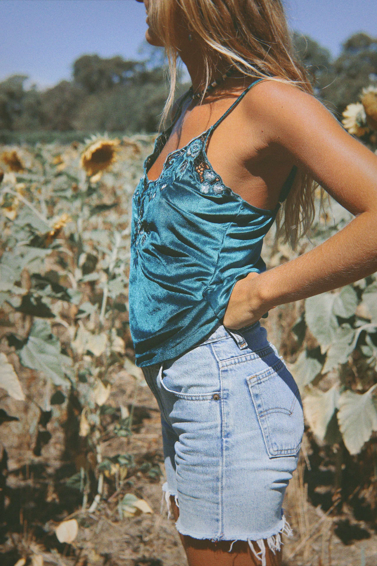 Hendrix Cami -  Teal - Image 2