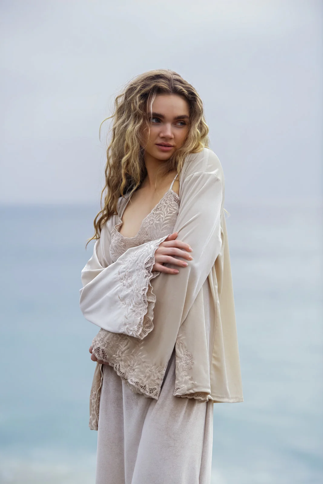 Hendrix Kimono Jacket - Cream - Image 12