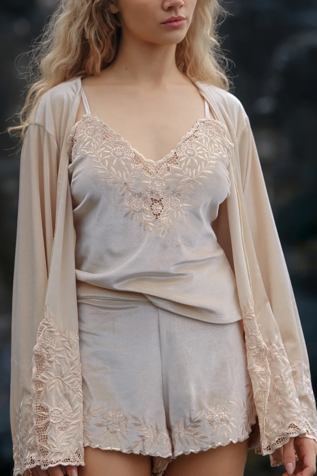 Hendrix Kimono Jacket - Cream - Image 7