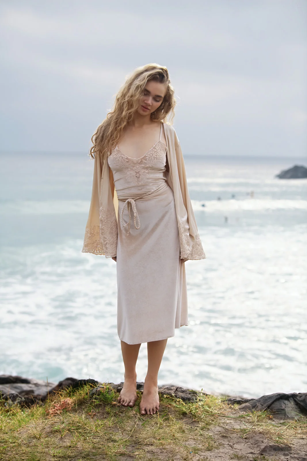 Hendrix Kimono Jacket - Cream - Image 9