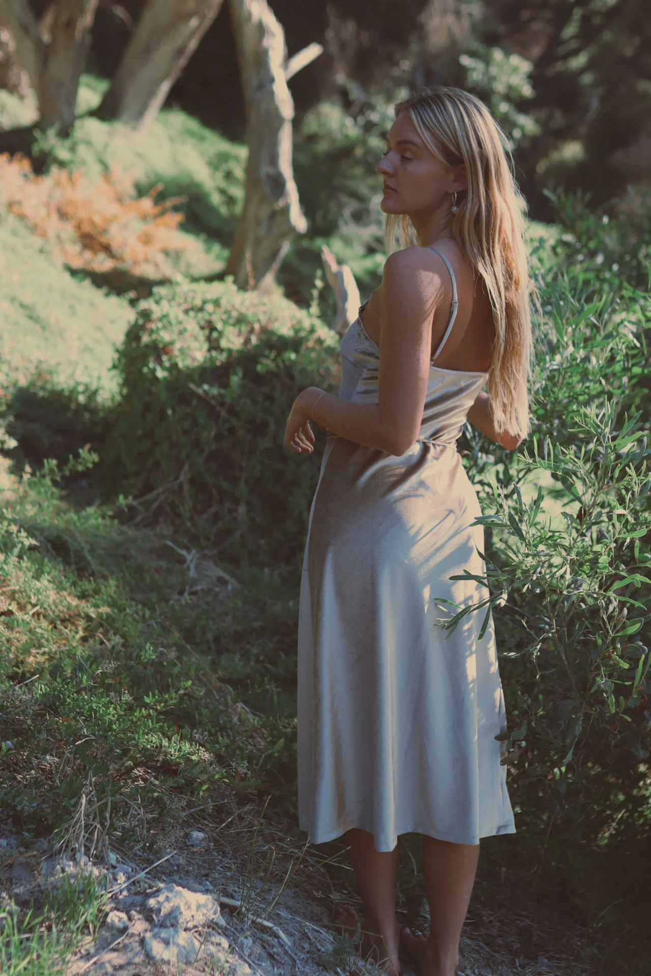 Hendrix Midi Dress - Champagne - Image 3
