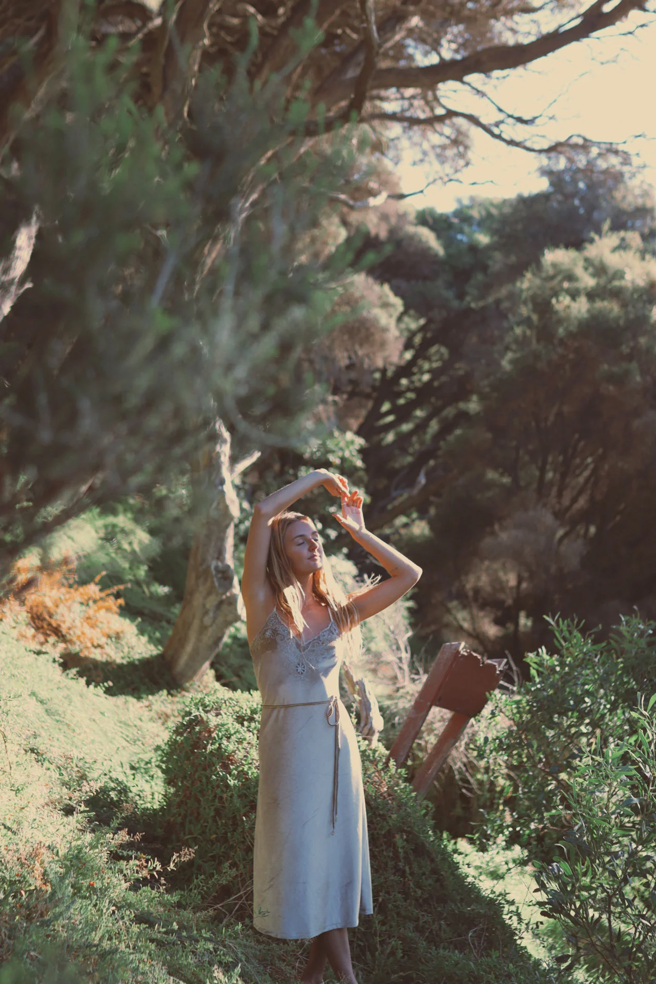 Hendrix Midi Dress - Champagne - Image 5
