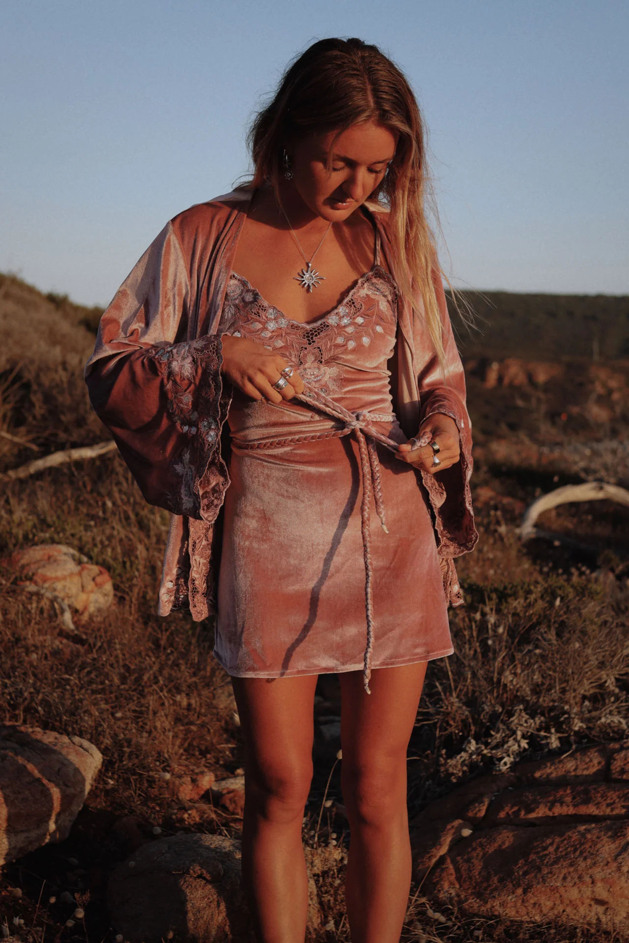 Hendrix Mini Dress - Mulberry - Image 2