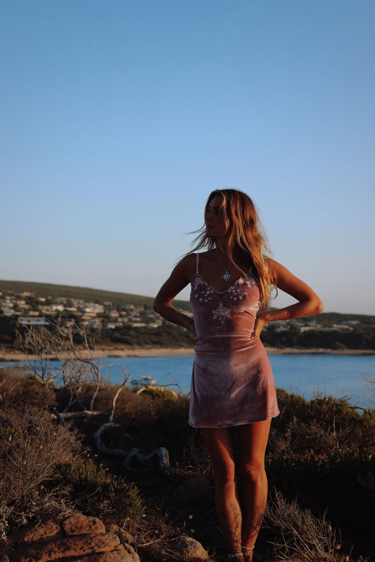 Hendrix Mini Dress - Mulberry - Image 4