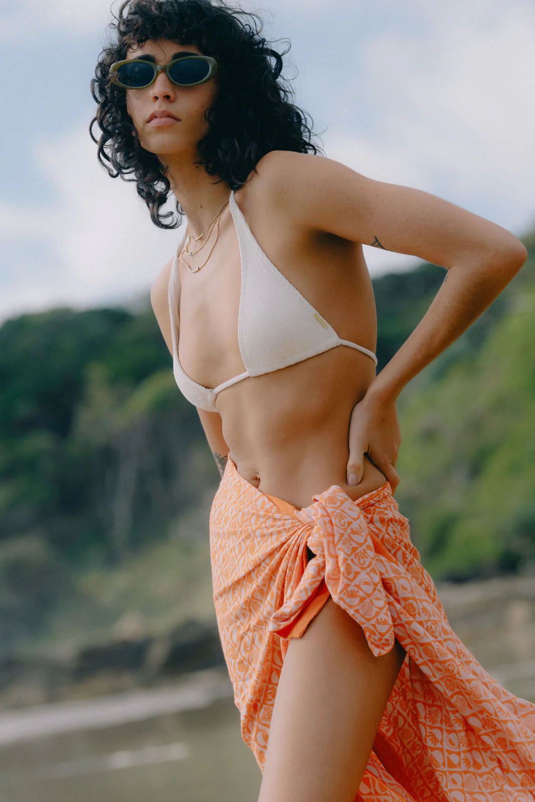 Solara Sarong - Coral - Image 3