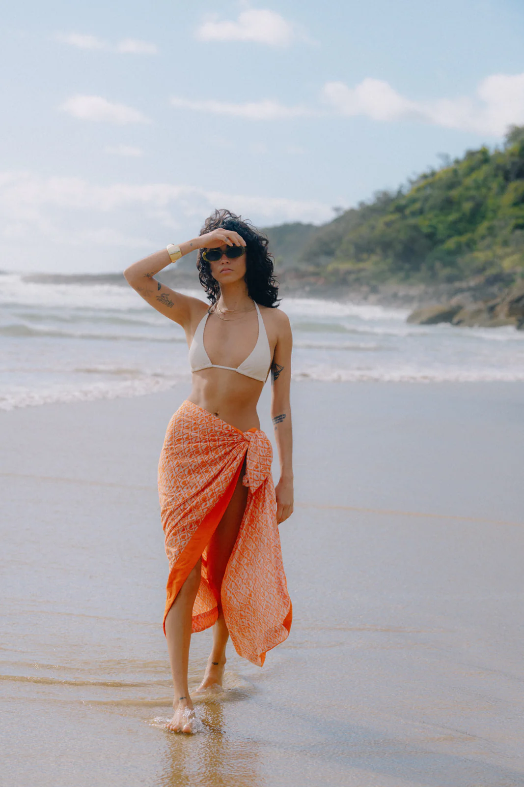 Solara Sarong - Coral - Image 5